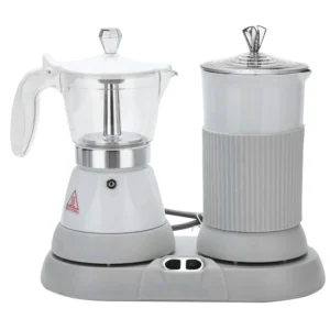 Luxurious Italian Coffee Ritual: Experience the Art of Slow Extraction with the Automatic Milk Frothing Moka Pot