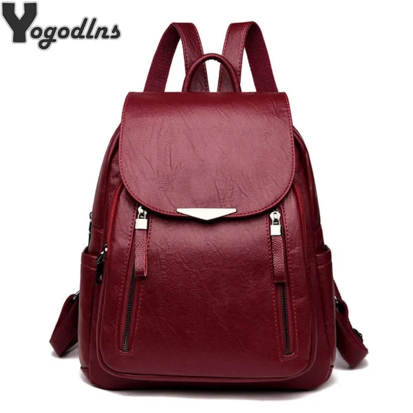 Captivating Leather Backpack: A Perfect Fusion of Style and Functionality for Women on the Go